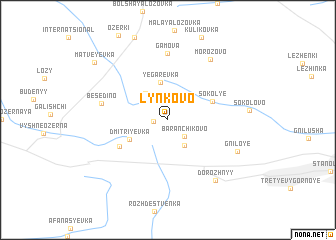 map of Lynkovo