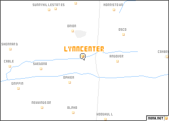 map of Lynn Center