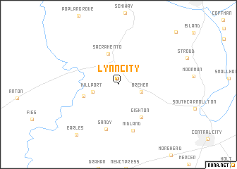map of Lynn City