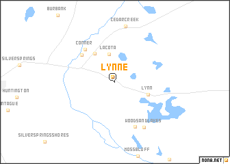 map of Lynne