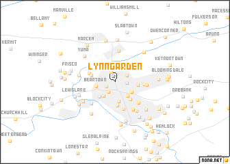 map of Lynn Garden