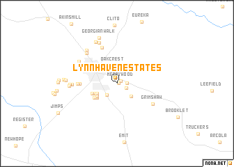 map of Lynn Haven Estates