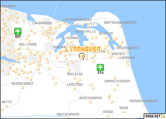 map of Lynnhaven