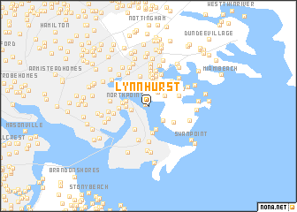 map of Lynnhurst