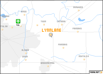map of Lynn Lane