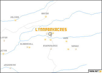 map of Lynn Park Acres