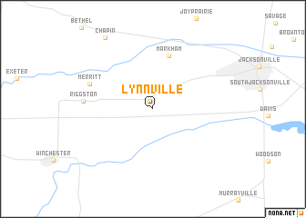 map of Lynnville