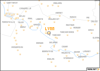 map of Lynn