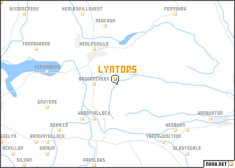 map of Lyntors