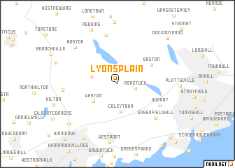 map of Lyons Plain