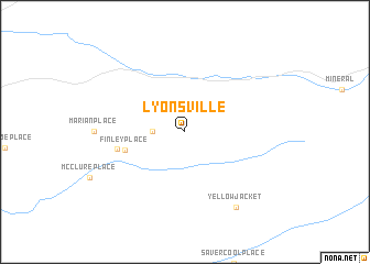 map of Lyonsville