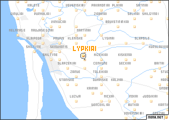 map of Lypkiai