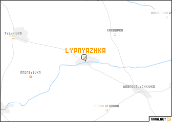 map of Lypnyazhka