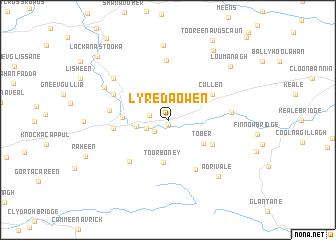 map of Lyredaowen