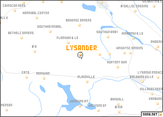 map of Lysander