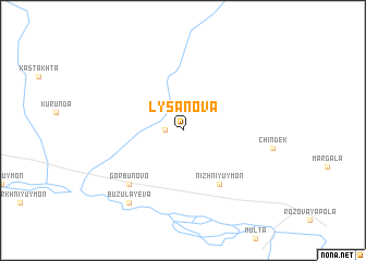 map of Lysanova