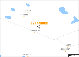 map of Lysanovka