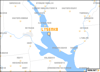 map of Lysenka