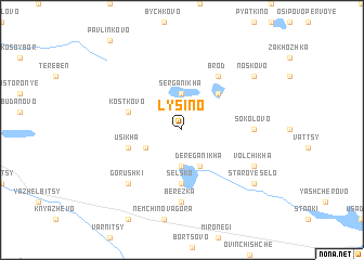 map of Lysino