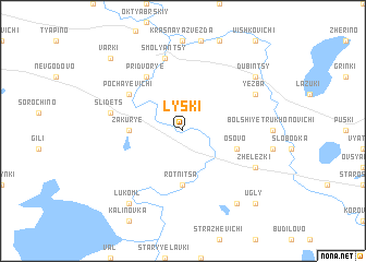 map of Lyski