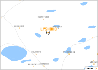 map of Lyskovo