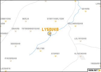 map of Lysovka