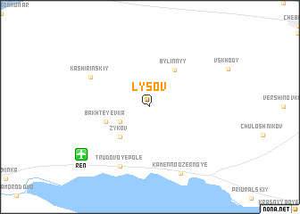 map of Lysov