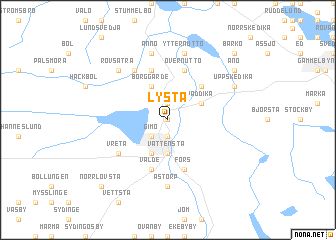 map of Lysta