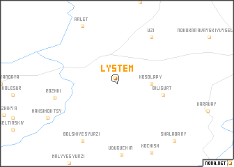 map of Lystem