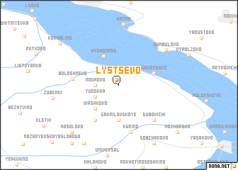 map of Lystsevo