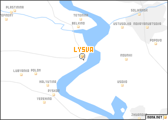 map of Lys\