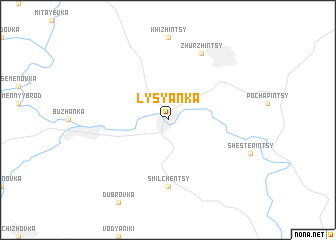 map of Lysyanka