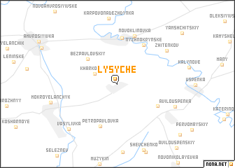 map of Lysyche