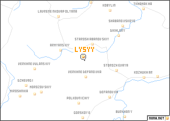 map of Lysyy