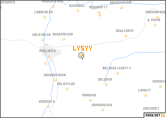 map of Lysyy