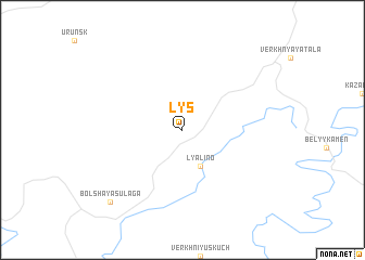 map of Lys