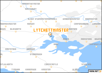 map of Lytchett Minster