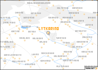 map of Lytkarino