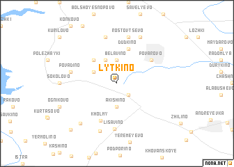 map of Lytkino