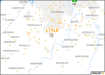 map of Lytle