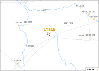 map of Lytle