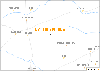 map of Lytton Springs