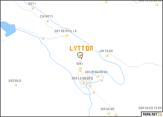 map of Lytton