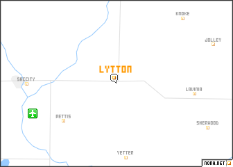 map of Lytton