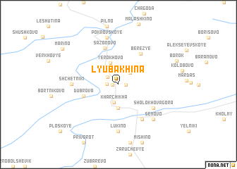 map of Lyubakhina