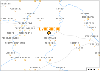 map of Lyubakovo