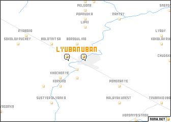 map of Lyuban\