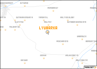 map of Lyubarka