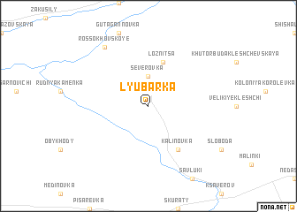 map of Lyubarka
