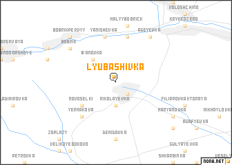 map of Lyubashivka